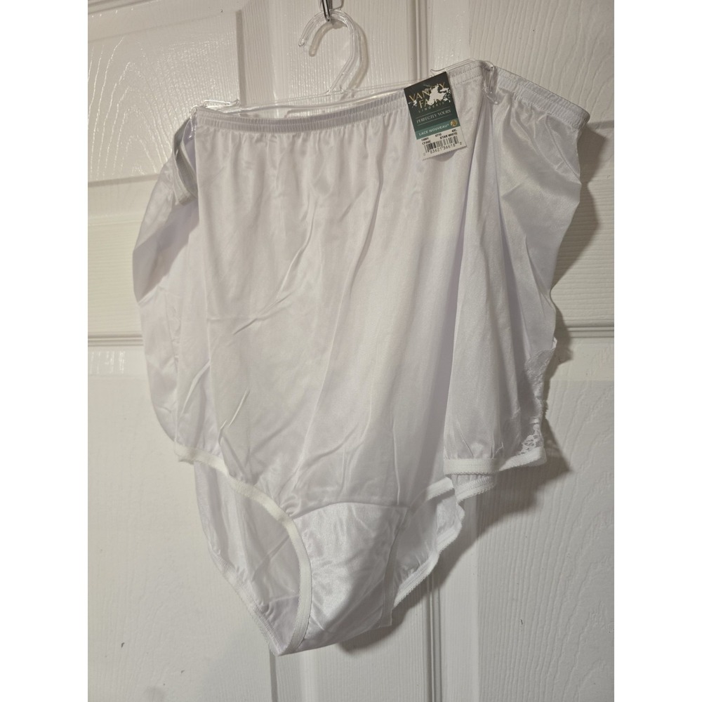 Vanity Fair brief pantie Perfectly Yours Lace Nouveau size 11 / 4XL white